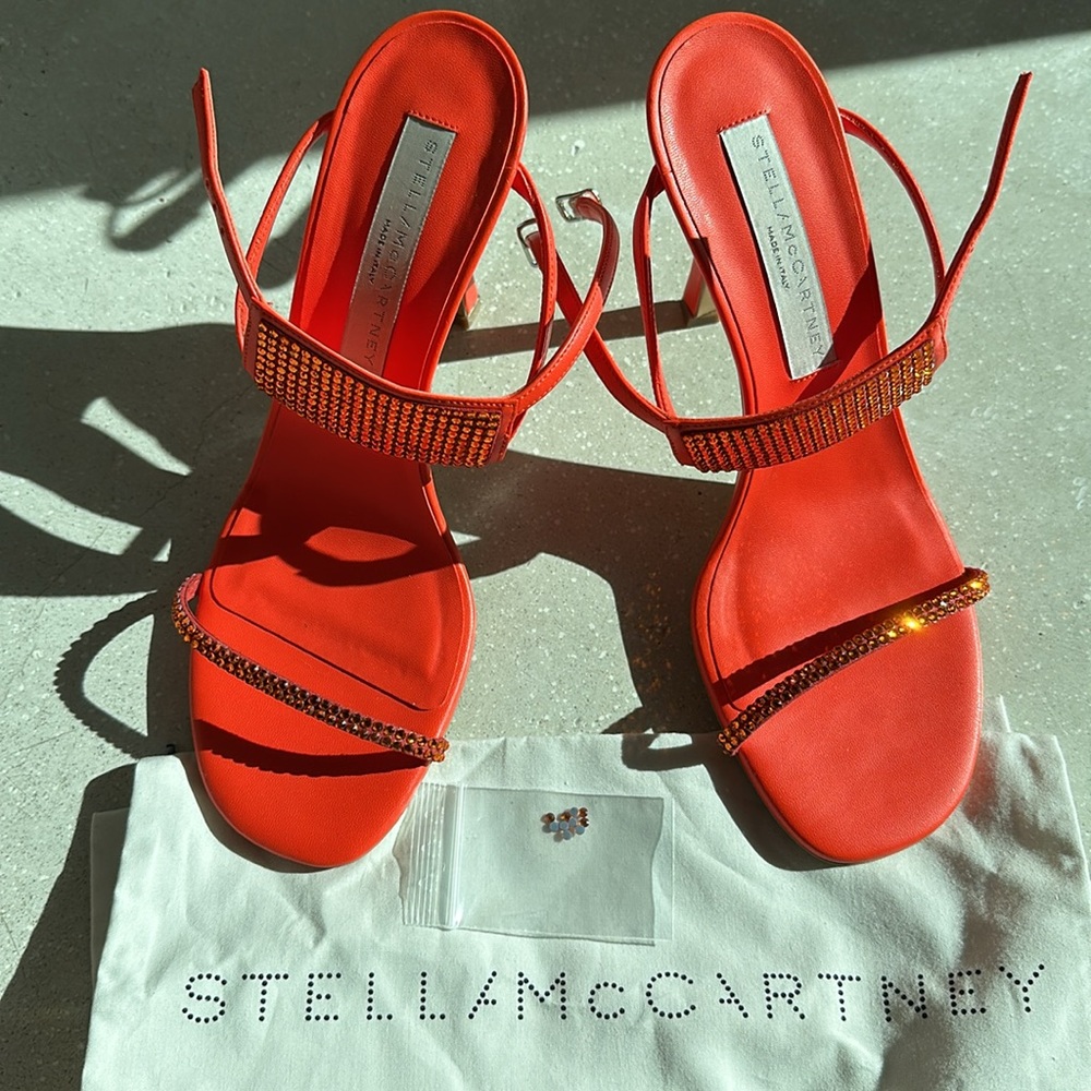 🔥 New Stella McCartney Stella 100mm Alter Sandals size 38.5EU - Picture 10 of 11
